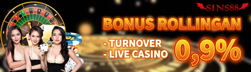 PROMO ROLLINGAN UP TO 0.9% LIVE CASINO